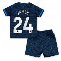 Chelsea Reece James #24 Udebane Trøje Børn 2023-24 Kortærmet (+ Korte bukser)